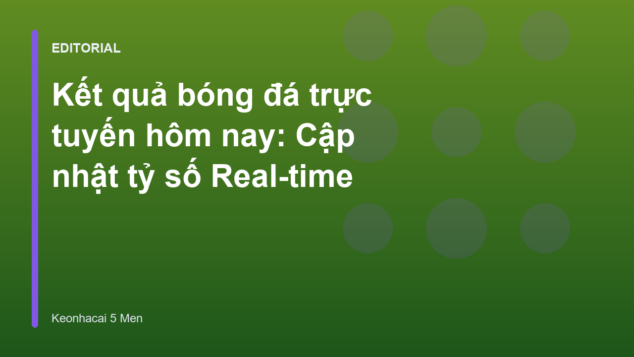 Bảng kết quả bóng đá trực tuyến trên giao diện điện thoại