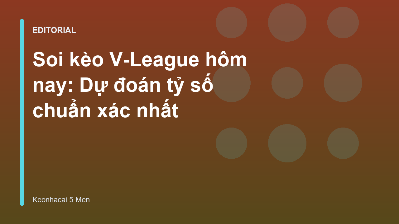 Chuyên gia phân tích soi kèo V-League hôm nay